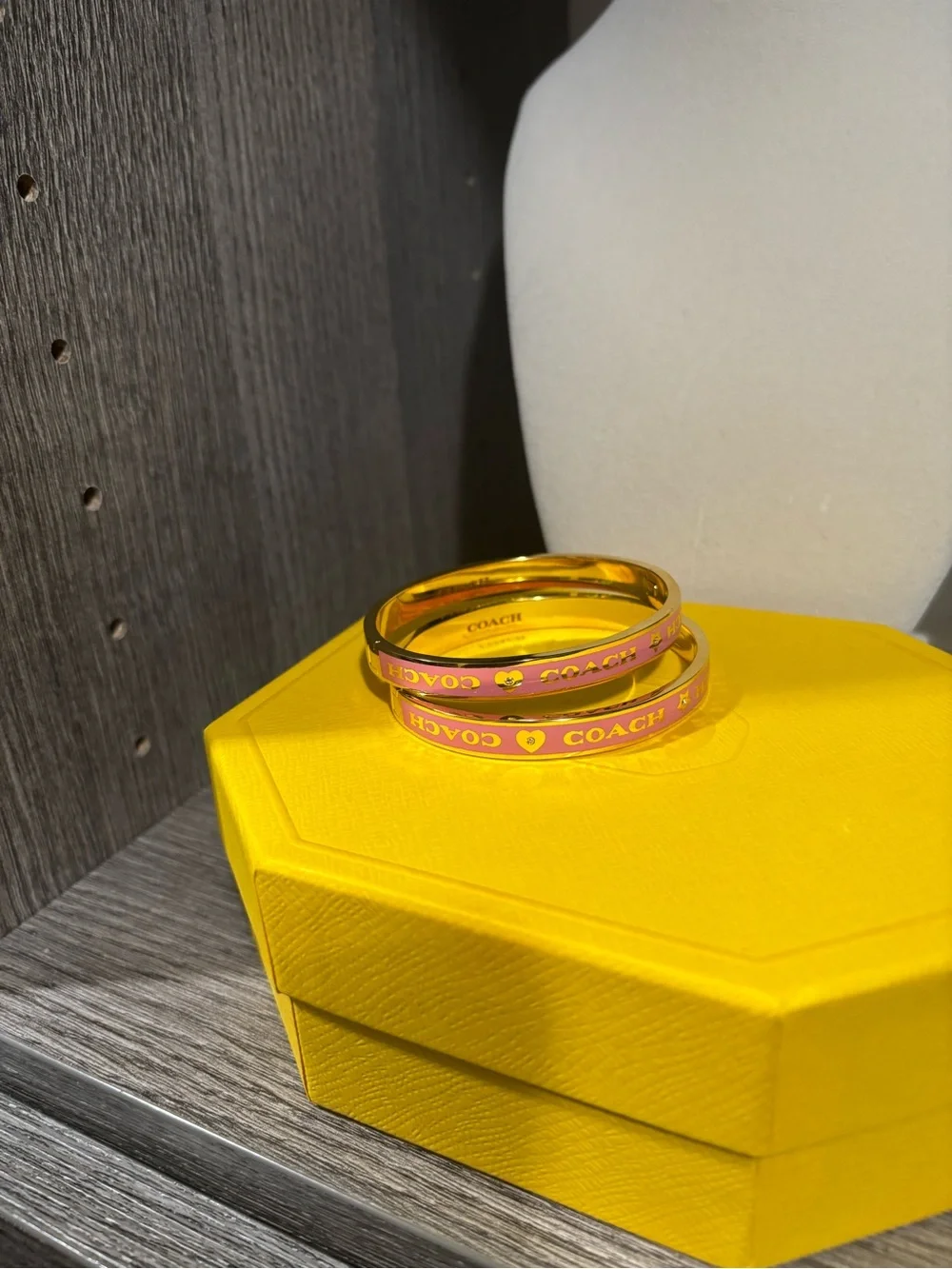 Coach enamel bangle